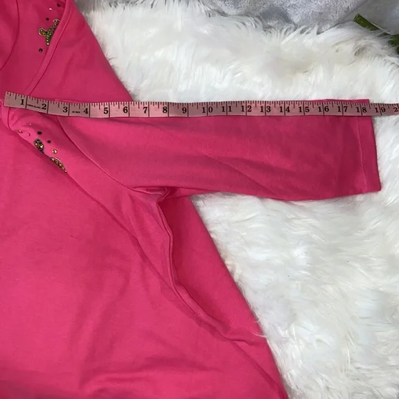 Quacker Factory 3/4 Sleeve Shirt with Turtle🐢🐢🐢 - Picture 15 of 16